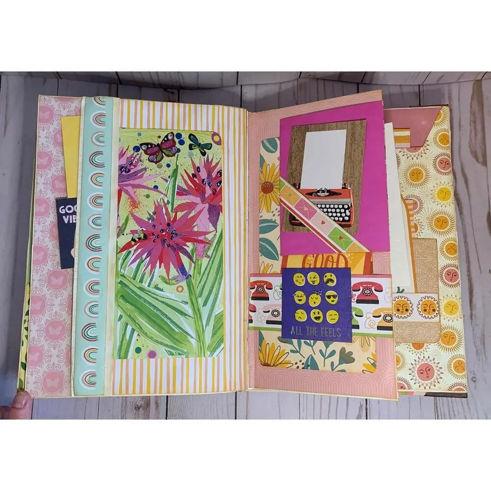 Jump In! altered book junk journal travelers notebook‎ 10x8
